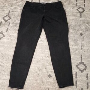 Maurices Black Mid-Rise Skinny Jeans size XXL-long